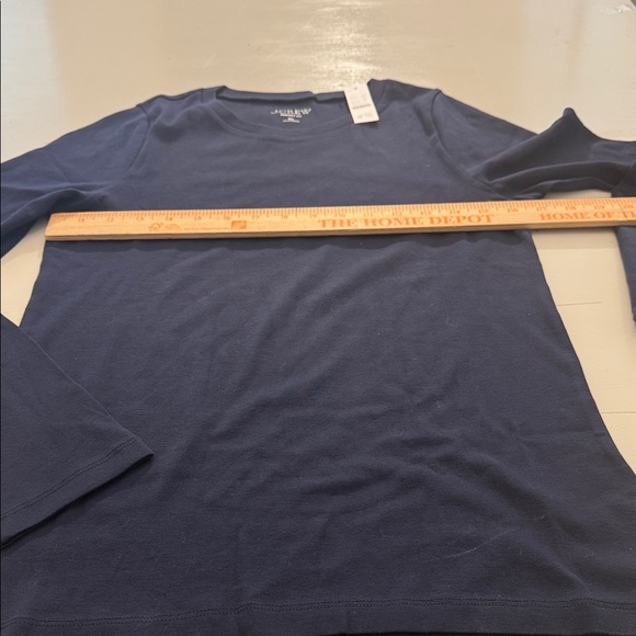 J. Crew Perfect-fit long-sleeve crewneck T-shirt Size XL - Picture 11 of 13